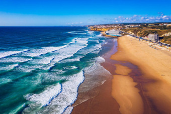沙滩上大<strong>葡萄牙</strong>美丽的日落<strong>葡萄牙</strong>语海滩沙滩上大<strong>葡萄牙</strong>海滩沙滩上大视图大西洋海滩大波了可乐辛特拉<strong>葡萄牙</strong>