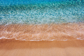 黄色的温暖的沙子夏天海天空免费的空间海沙子天空夏天一天海滩海夏天一天旅行概念假期放松夏天沙子海滩海背景