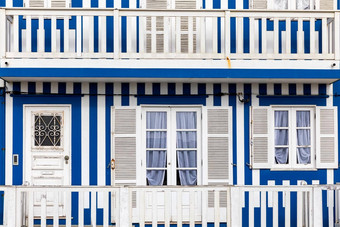 街色彩斑斓的房子科斯塔新星唤作葡萄牙街条纹房子科斯塔新星唤作葡萄牙外墙色彩斑斓的房子科斯塔新星唤作葡萄牙