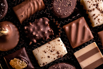 瑞士巧克力礼物盒子奢侈品果仁糖使黑暗牛奶有机巧克力巧克力瑞士甜蜜的甜点食物假期现在溢价糖果品牌