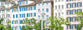 街道历史小镇建筑主要铁路火车站苏黎世中央火车站瑞士体系结构旅行目的地苏黎世瑞士