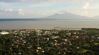 索索贡城市吕宋岛菲律宾亚洲小镇海前视图