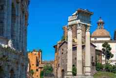 古老的外剧院马塞洛剧院马塞勒斯位于关闭罗马圆形大剧场罗马意大利