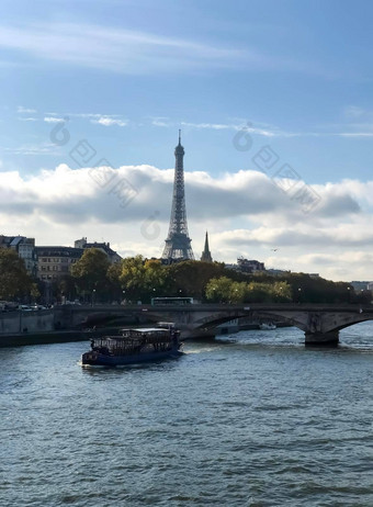全景视图巴黎法国
