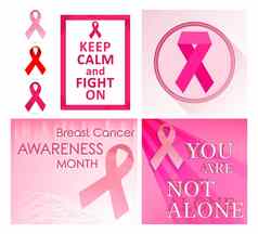 乳房癌症海报集