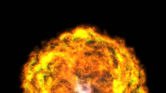 火火焰球爆炸空间插图