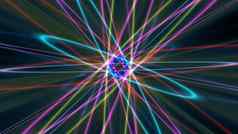 发光的原子结构光环