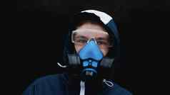 保护呼吸器一半面具有毒气体