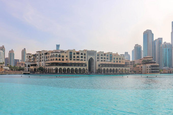 迪拜阿联酋12月天际线体系结构<strong>城市</strong>景观迪拜现代<strong>城市</strong>天际线全景日落视图阿联酋<strong>城市城市</strong>景观