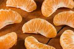 无核小蜜橘普通话橘子水果楔形自然木柑橘类unshiu