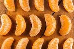 无核小蜜橘普通话橘子水果楔模式布局柑橘类unshiu