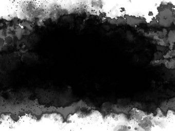 黑色的水彩白色背景复制空间难看的东西风格插图