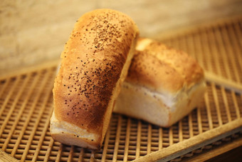 芝麻炸面包面包店产品糕点面包店