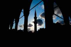 视图苏莱曼清真寺清真寺构造指令苏莱曼尼耶华丽的