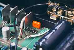 聚酯电影电容器电子电路董事会电子产品组件电设备