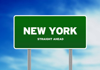 纽约高速公路标志