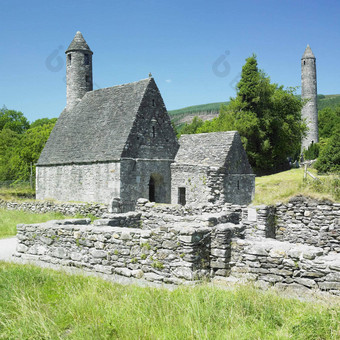 凯文斯（消歧义）修道院格兰达洛县威克洛郡爱尔兰