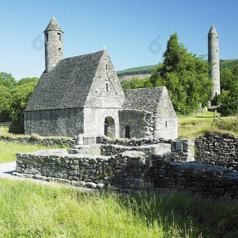 凯文斯（消歧义）修道院格兰达洛县威克洛郡爱尔兰