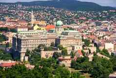 布达城堡布达佩斯匈牙利城堡