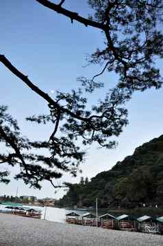 美丽的景观岚山《京都议定书》日本