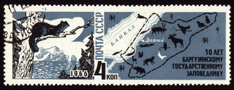 年以上周年纪念日巴尔古津斯基储备帖子邮票