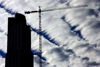 摩天大楼云起重机阿根廷