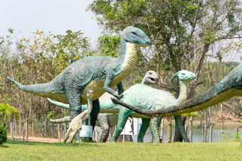 公共公园雕像<strong>恐龙</strong>