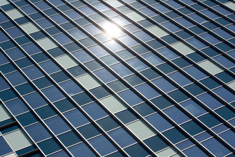 摩天大楼玻璃窗口面板办公室建筑