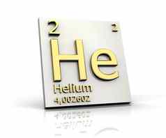 氦形式周期表格元素