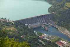 水力发电权力站perucac大坝