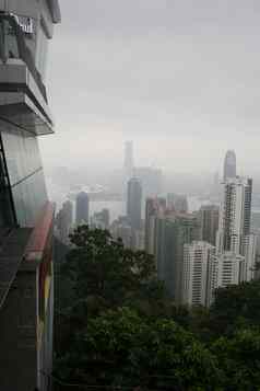 在香港香港天际线峰有