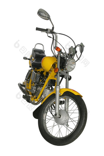 黄色的摩托车
