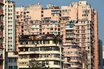公寓建筑在香港香港