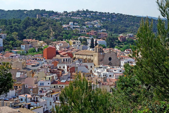 城市景观托萨三月科斯塔布拉瓦西班牙