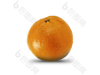 橘子孤立的白色背景