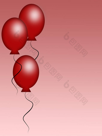 红色的baloons