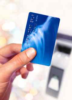 塑料信贷卡