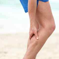 腿小腿体育运动肌肉受伤