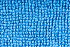 蓝色的超细纤维纺织纹理