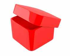 空白红色的盒子