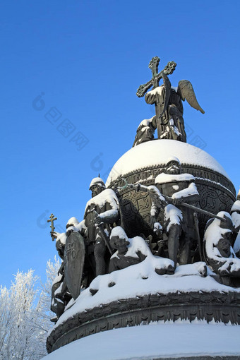 纪念碑年俄罗斯伟大的诺夫哥罗德