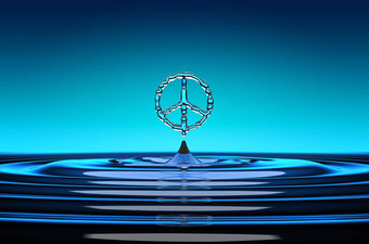 和平主义象征形状的水滴