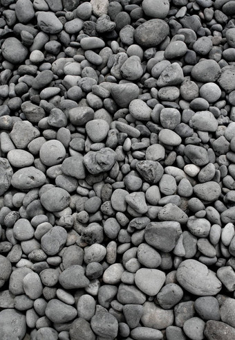灰色卵石石头