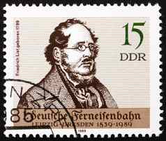 邮资邮票民主德国弗里德里希列表