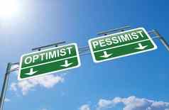 乐观主义者悲观主义者概念