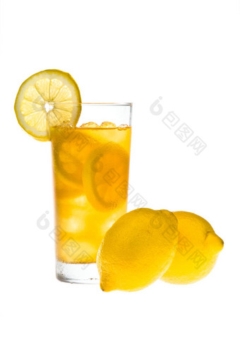 冷冻柠檬<strong>冰茶</strong>白色