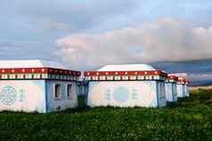 蒙古帐篷草原