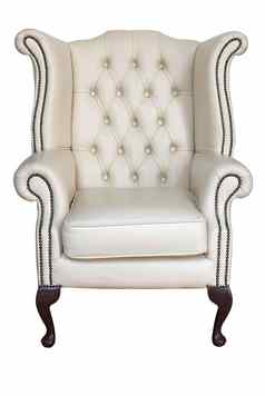 古董皮革扶手椅