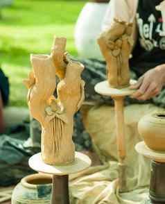 陶器工艺陶瓷粘土波特人类手