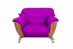 现代紫色的沙发